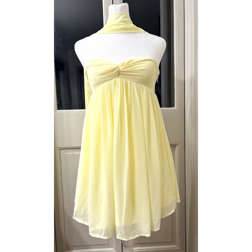 Peppermayo Saturn Mini Dress Yellow Size US 4 (NWT) - Picture 3 of 9